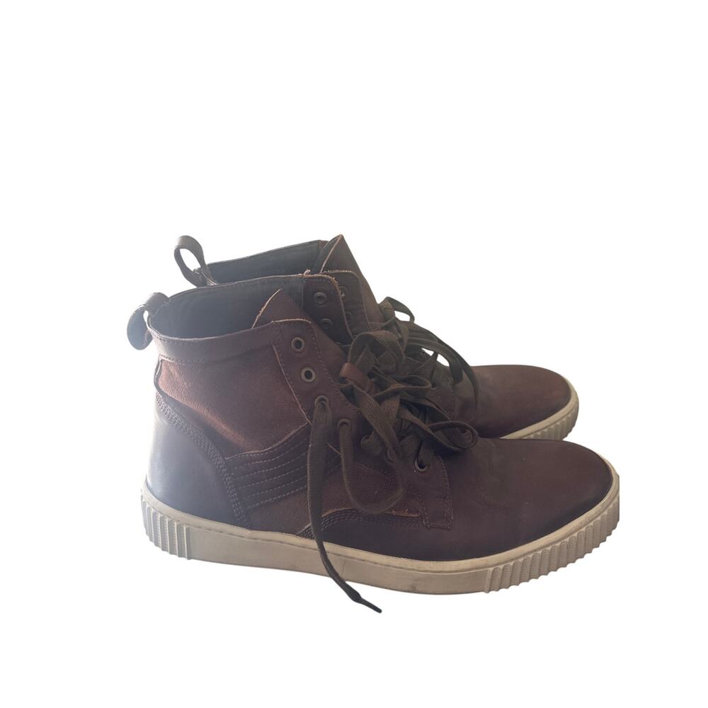 John Varvatos Star USA Men's Bedford Trooper high-top sneakers 10.5 N - Picture 3 of 6